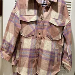 Oversize Women’s Flannel Jacket Size M