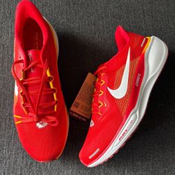 NIKE X NFL AIR ZOOM PEGASUS 41 “KC” RUNNING SHOES MEN’S SIZE 11.5