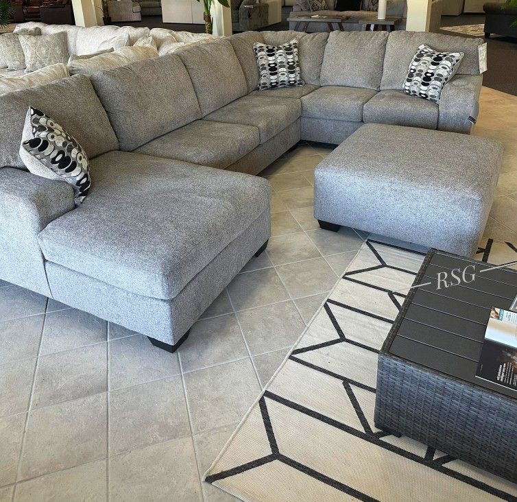Take Home Pay Later Only $39 Down Payment π Ballinasloe Platinum Sectional Couch W Chaise π