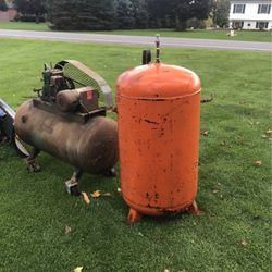 Air Compressor With Storage Tank