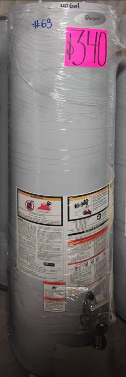 Whirlpool water heater 40gl