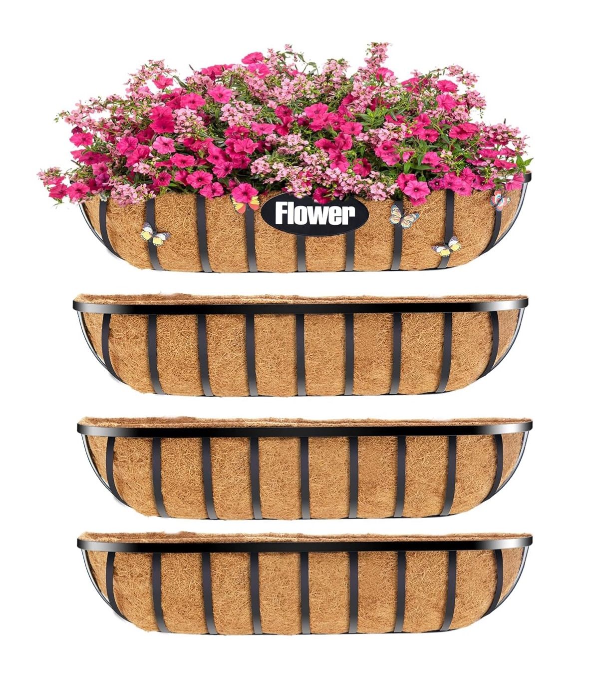 Material Alloy Steel, Metal Special Feature Durable Style Modern Shape Rectangular Indoor/Outdoor Usage Outdoor Mounting Type Window Mount Package Inc