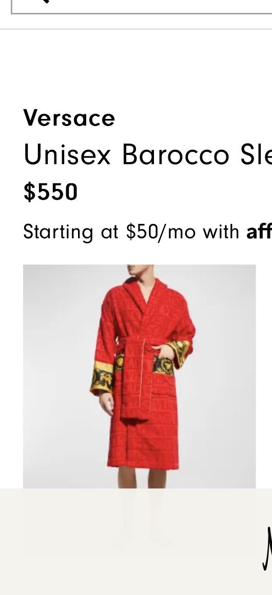 Versace Bath Robe