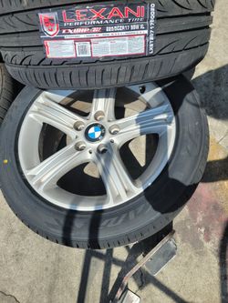 ORIGINAL 17" BMW 328i Wheels With New Tires