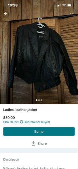 Wilson's Women's Black Leather Jacket