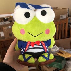 Keroppi Hello Kitty Sanrio Plush 