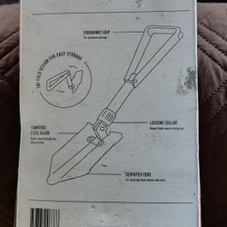 Trifold camp shovel