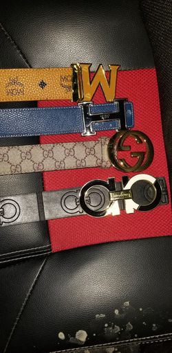 Gucci, Ferragamo, MCM, Hermes designer belts for Sale in Fort Worth, TX -  OfferUp