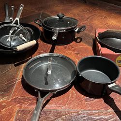 Pot And Pan Set Plus Cast Iron 