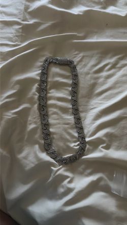 Sterling silver Infiniti necklace