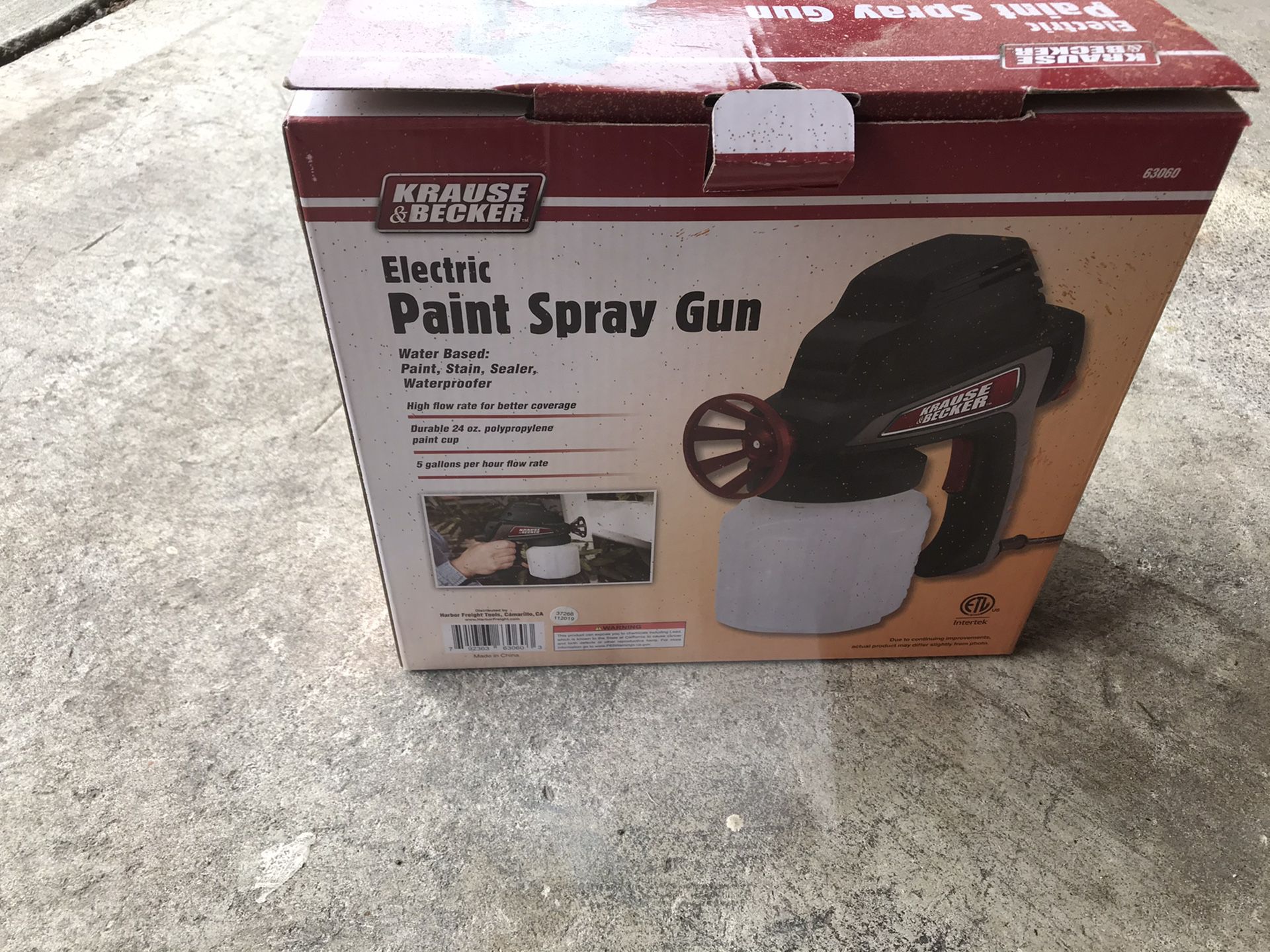 Electric paint spray gun