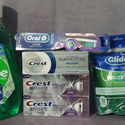 Pack Of 6 Oral Care Bundle 