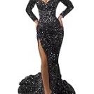 Sequin Mermaid Prom Dress