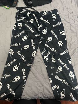 Large Ghost Face Scream Lounge Pants