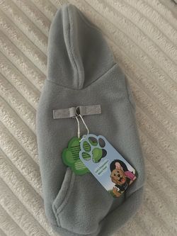 Expawlore Gray Fleece Dog Hoodie