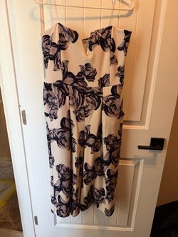 Charlotte Russe Strapless Floral Midi jumper