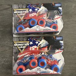 Monster Jam Stars & Stripes Full Set