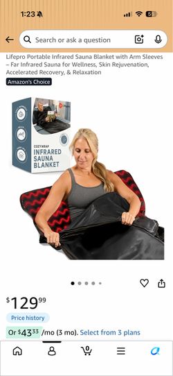 LifePro CozyWrap Infrared Sauna Blanket