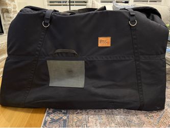Pika Packworks Padded Bike Transport Bag Black Fabric with Carry Handle