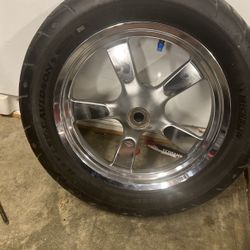 16 “ Rim For Sportster . Needs new wheel Bearings . 