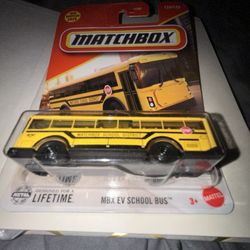 Matchbox MBX EV School Bus 