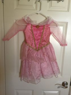 Princess costume dress, size 2/3