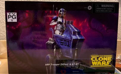 SDCC 2026 exclusive Star Wars Black Series ARF Trooper 501st and AT-RT IN HAND AT-RT