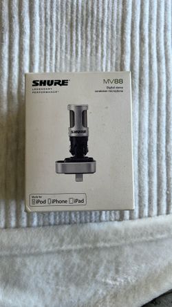 Shure MV 88. Mic For Lightning Connector