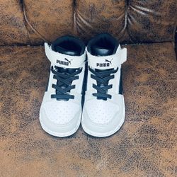 PUMA unisex-child Rebound Mid Layup Marble 