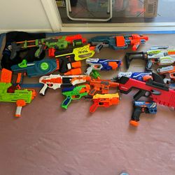 A Lot of Nerf Guns