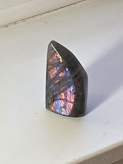 2.1" Approximately Labradorite Slab Quartz Crystal