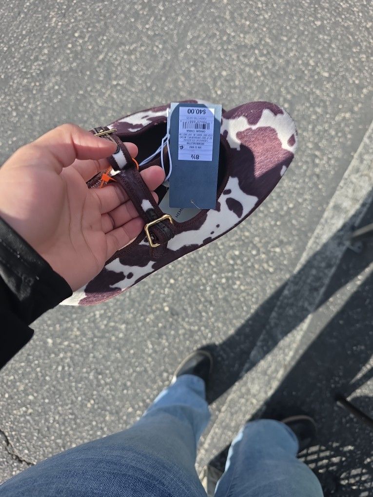 Cow Print Target Flats