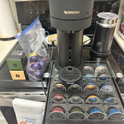 Nespresso Vertuo With Frother And Drawer 60+ Pods