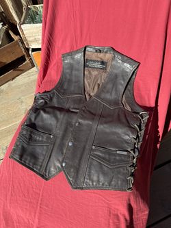 Harley Davidson’s Vintage Medium Leather Vest 