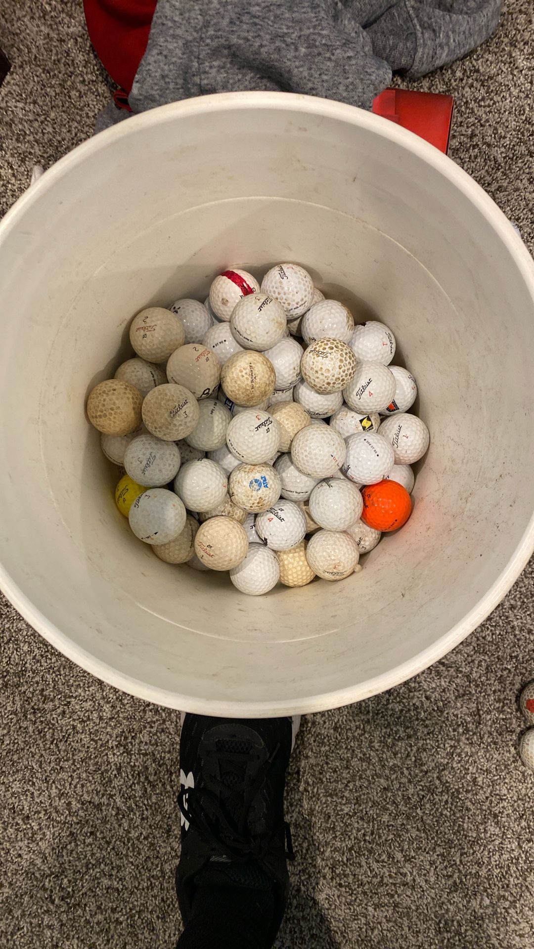 Used Titleist Variety Golf Balls