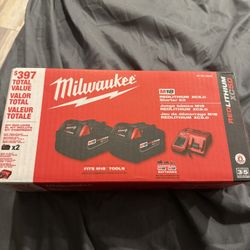 Milwaukee Red Lithium Xc5.0 Starter Kit 