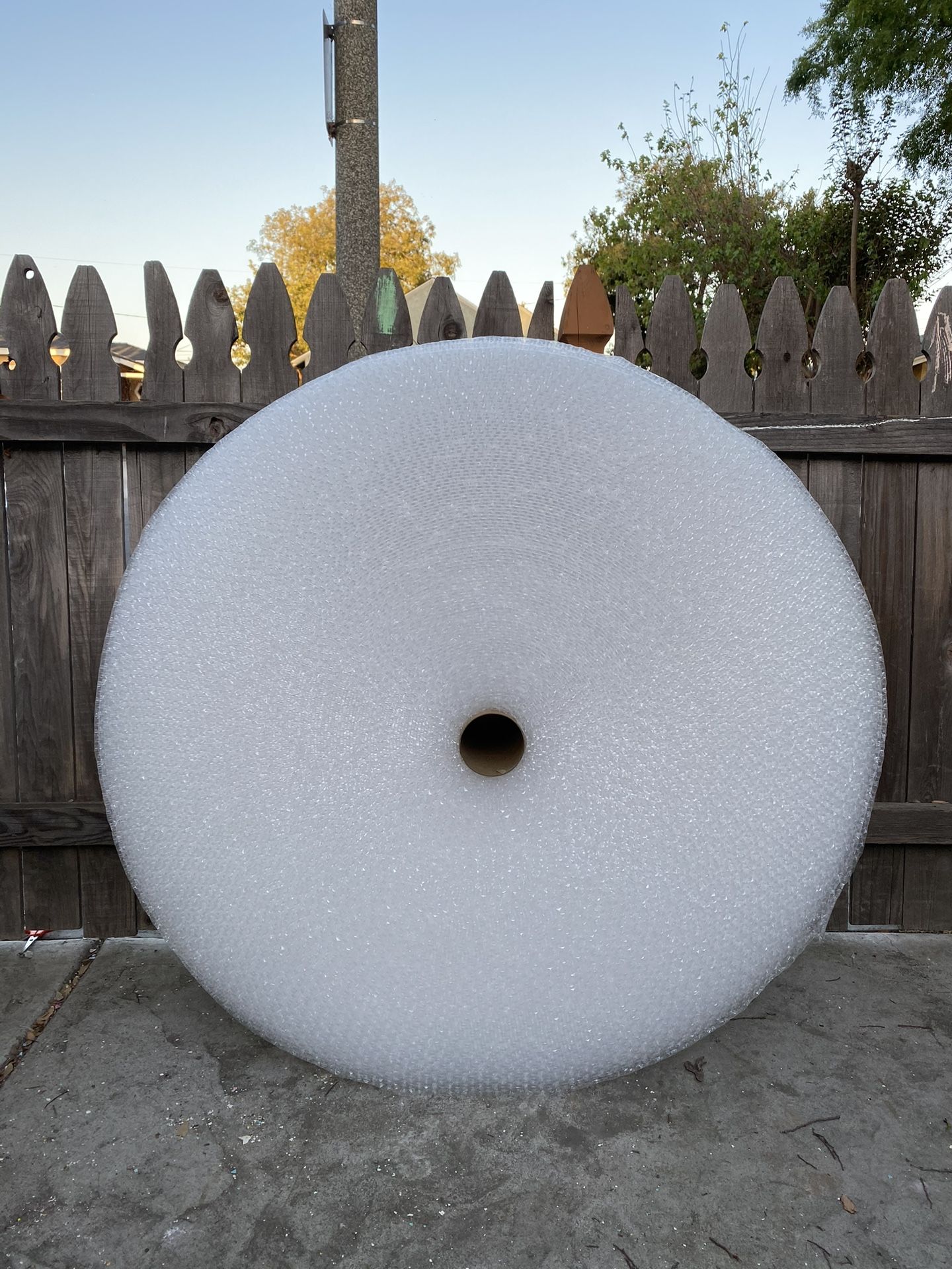 New 3/16" size Bubble wrap 12" x 750' feet. large roll peforated every 12" (This is a small bubble)