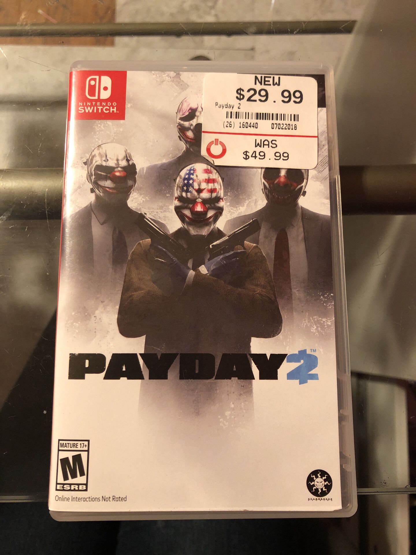 PAY DAY 2 Nintendo Switch
