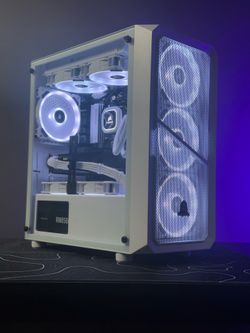 Stunning White RGB 1440p Gaming PC $1279 OBO
