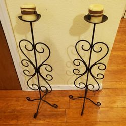 Tall Candle Holders With Candles