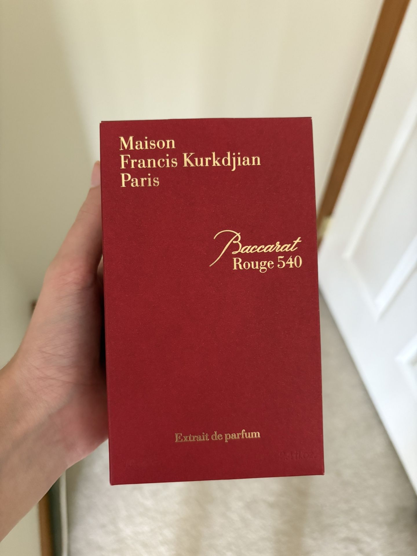Baccarat Rouge 540 Cologne