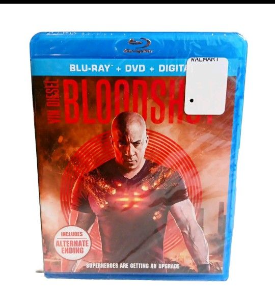 Bloodshot: Blu-ray + DVD + Digital 2020 Brand New Factory Sealed Vin Diesel