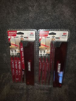 Bi-Metal and AMPED Carbide 9 in. -5/7 TPI Nail Embedded Wood Reciprocating Saw  Set (6-Piece)