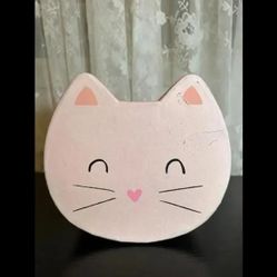 Adorable Pink Cat Shaped Storage