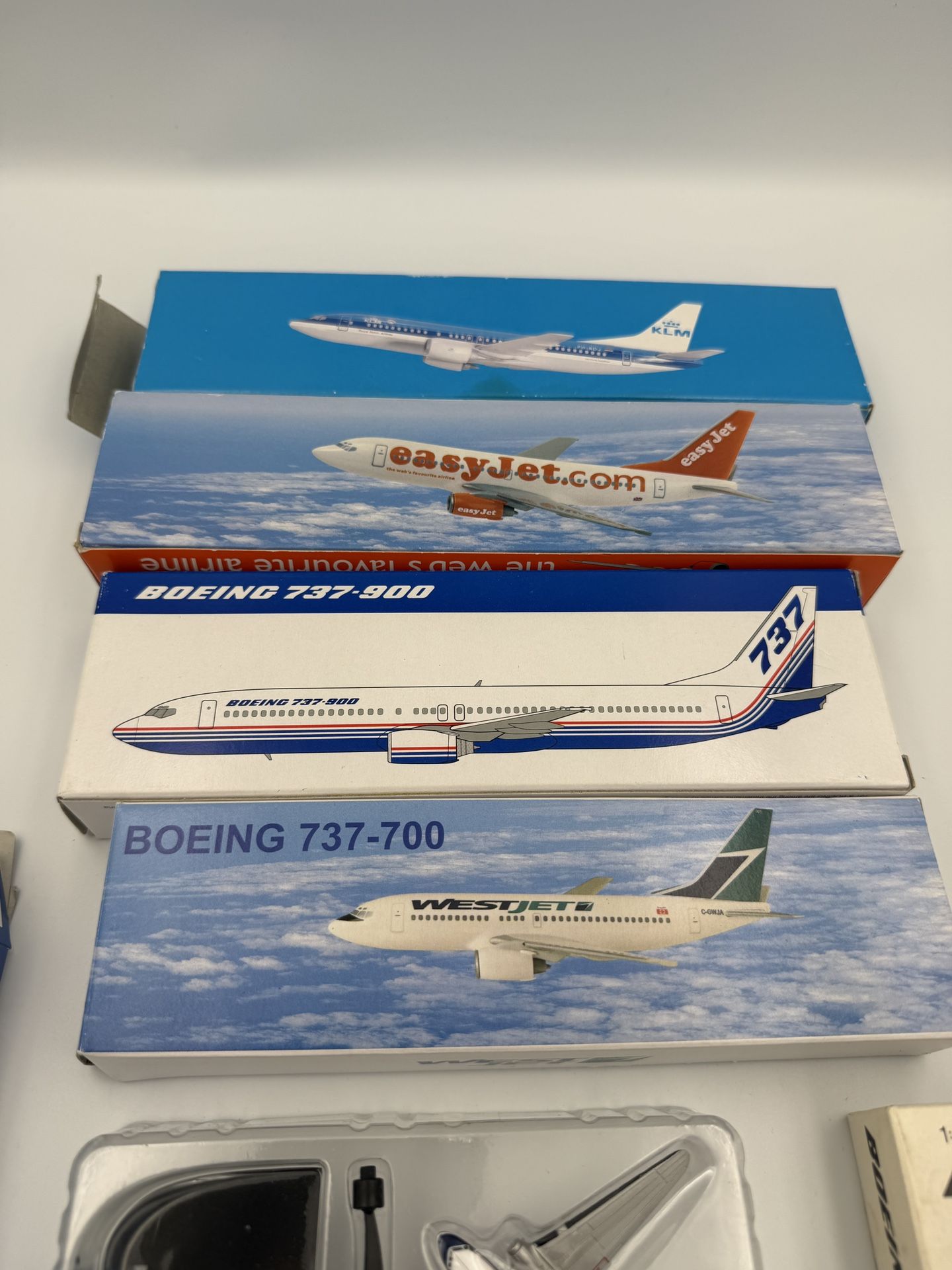 4x Flight Miniatures Boeing Model Plane Lot