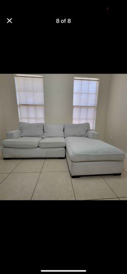 3-year old Arhaus Creme Sectional~Free Delivery~