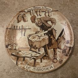 Castelroux REC Porcelain France Decorative Plate