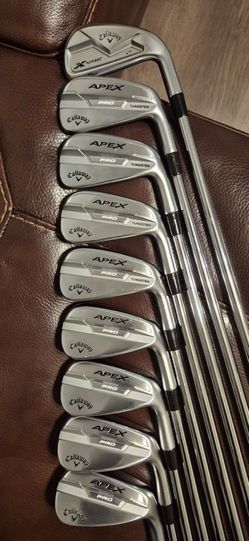 Callaway Apex Pro 21 Iron Set 4-AW + X-Forged 21° UT (9 Clubs) - New Grips!