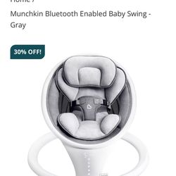 Munchkin Bluetooth Enabled Baby Swing 