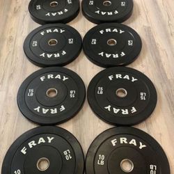 Weight Rubber Plates Set 260 Lbs  BRAND NEW 380$ ALL OR 1.5 per Pound